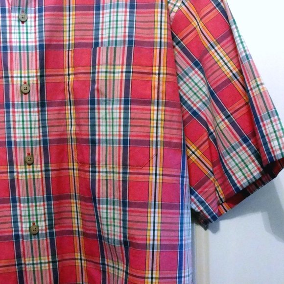 Cutter & Buck SS 1XB (XL+) Rainbow Pink Yellow Blue Green White. - Picture 4 of 5